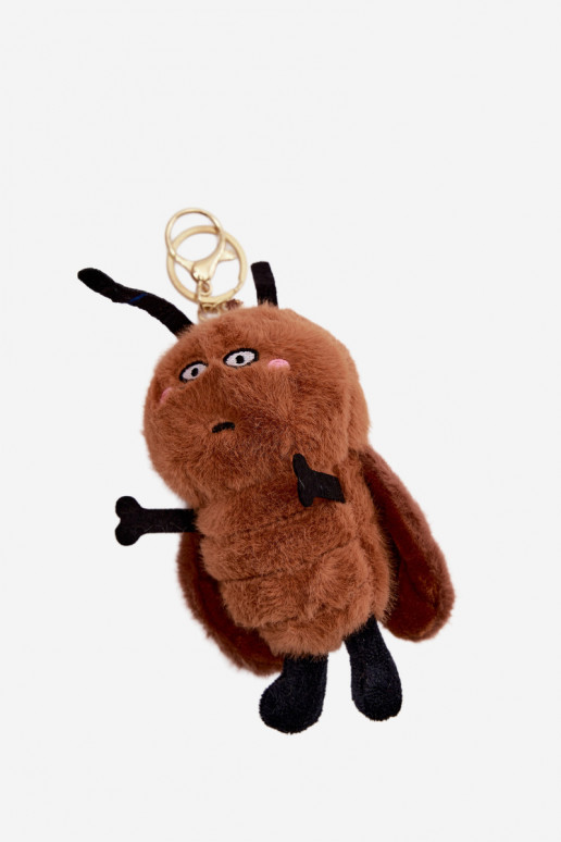 Breloczek ZaInieszka Do Torebki Kluczy Máskotka Pszczoła Hnedá farba