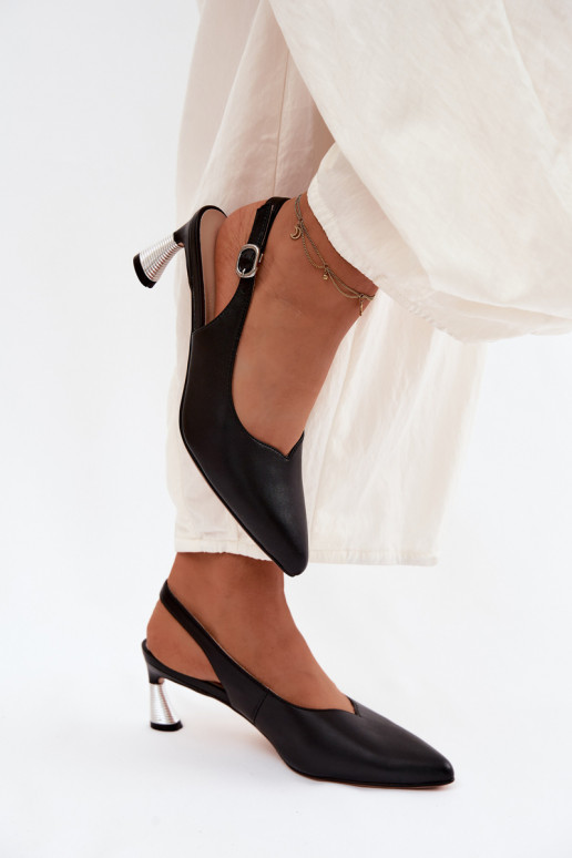 Dámske sandále Dámske s podpätkami Vinceza 66922 čierna