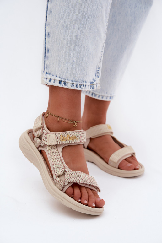 Dámske sandále Lee Cooper LCIN-26-34-4431L béžová