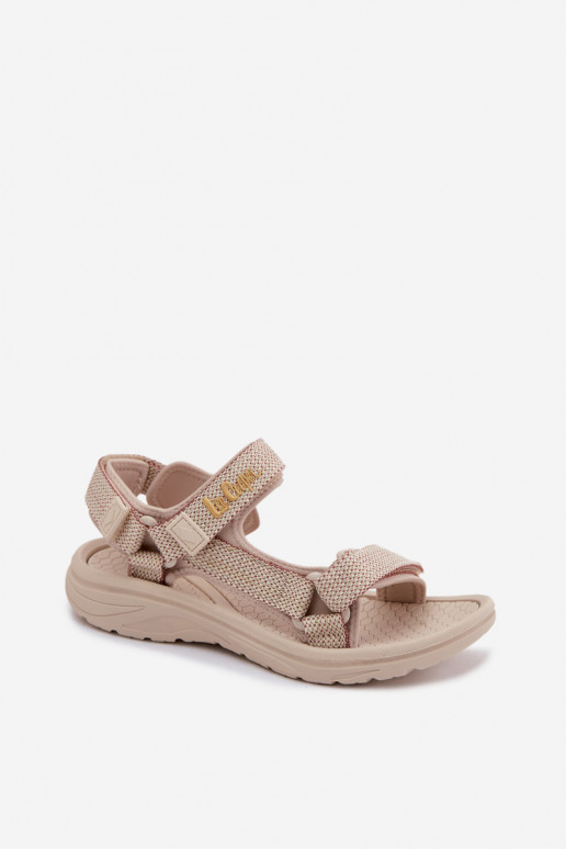 Pieskové dámske sandále Lee Cooper LCIN-26-34-4431L