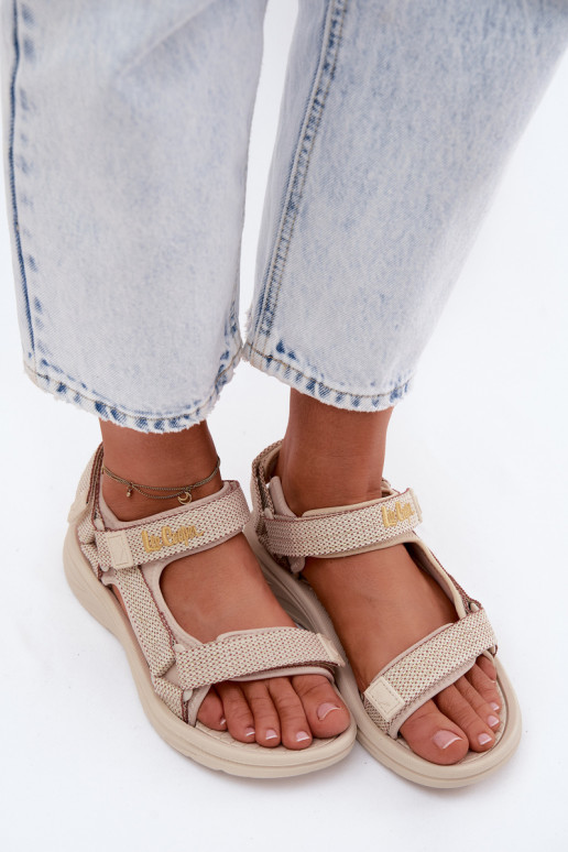 Dámske sandále Lee Cooper LCIN-26-34-4431L béžová