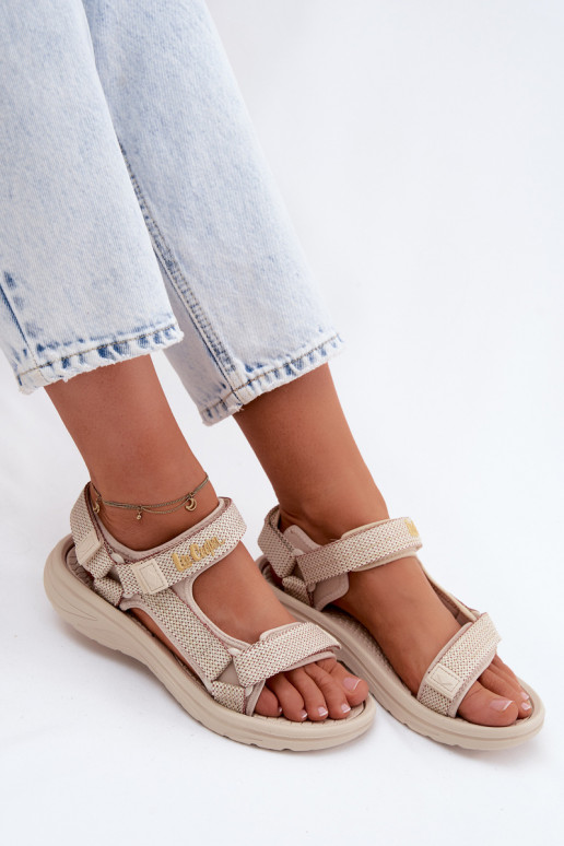 Dámske sandále Lee Cooper LCIN-26-34-4431L béžová