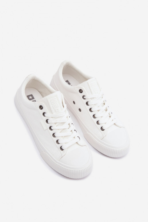 Pánske nízke voľnočasové topánky bielej farby