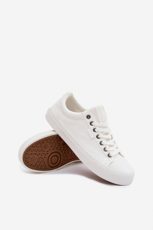 Pánske nízke voľnočasové topánky bielej farby