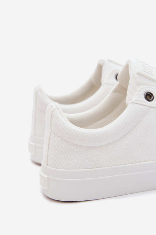 Pánske nízke voľnočasové topánky bielej farby