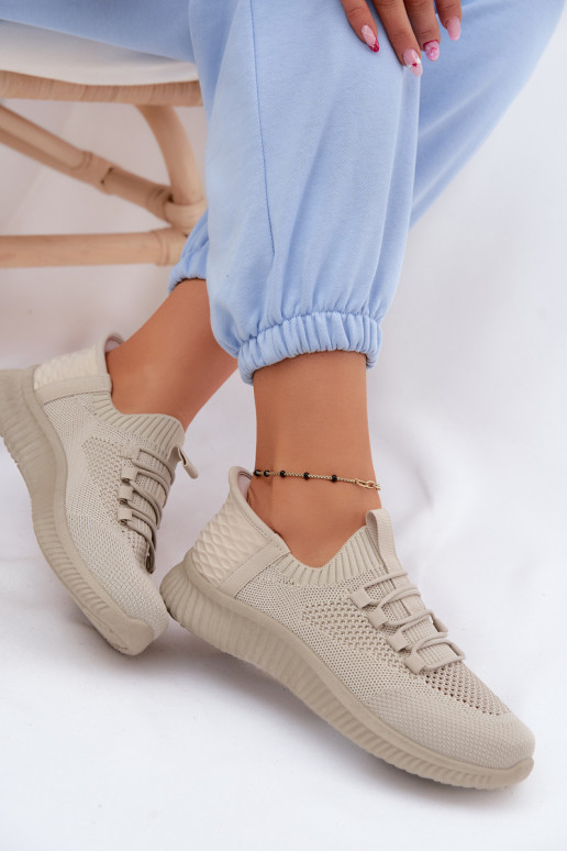 materiál Trvalý model tenisky Dámske béžová Olive