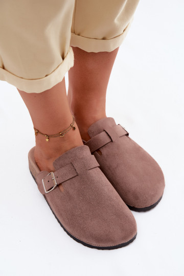 Papuče Dreváky Dámske s prackami béžová Lacey