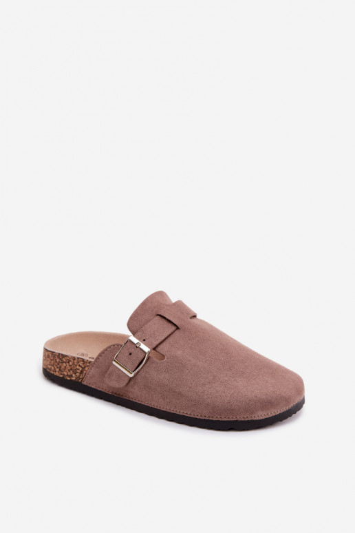 Papuče Dreváky Dámske s prackami béžová Lacey