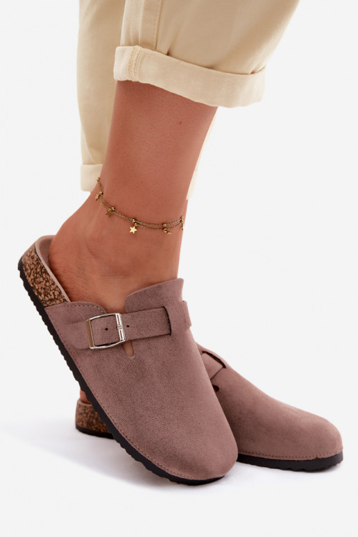 Papuče Dreváky Dámske s prackami béžová Lacey