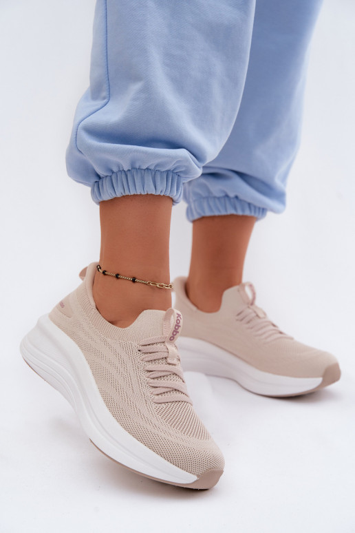 materiál tenisky Tenisky model obuvi Dámske Trvalý model Kobbo 102425 béžová