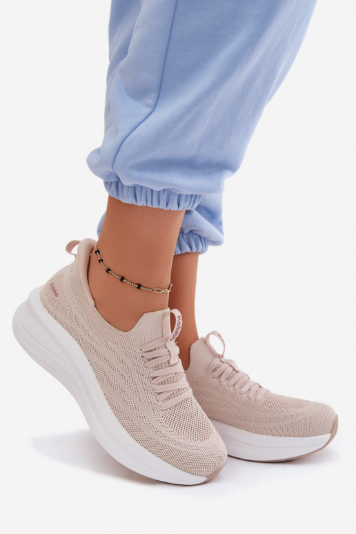 materiál tenisky Tenisky model obuvi Dámske Trvalý model Kobbo 102425 béžová