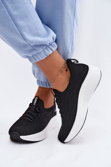 materiál tenisky Tenisky model obuvi Dámske Trvalý model Kobbo 102425 čierna