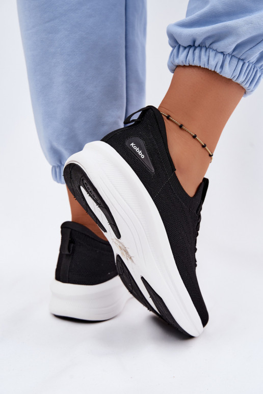 materiál tenisky Tenisky model obuvi Dámske Trvalý model Kobbo 102425 čierna