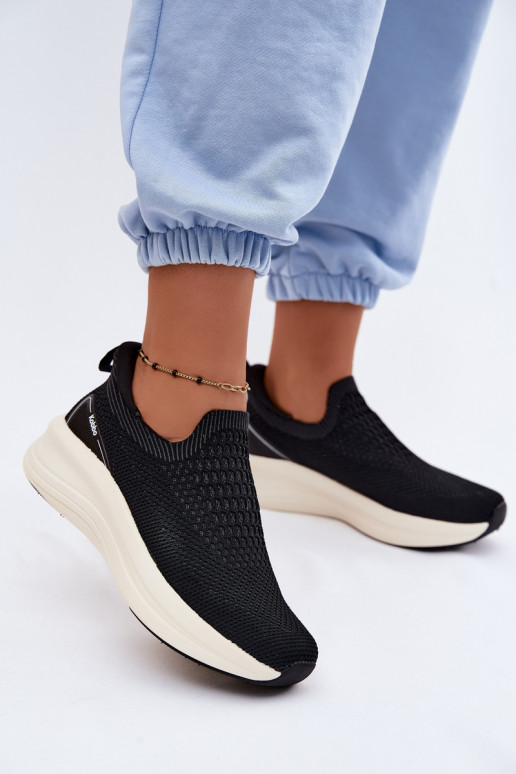 Trvalý model Tenisky model obuvi Dámske materiál Kobbo 102424 čierna