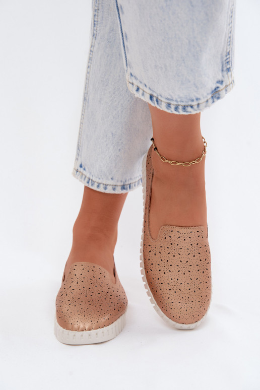 s prvkami prelamovania Trvalý model topánky Dámske Szampańskie Salty