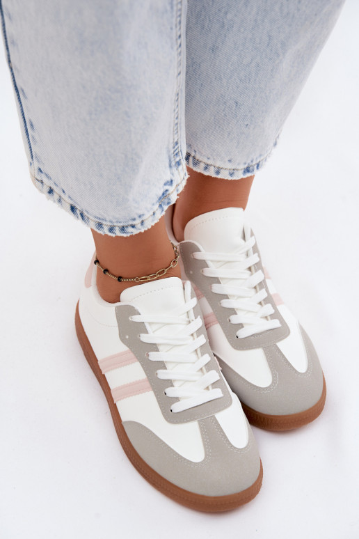 Tenisky model obuvi Dámske biely-Ružová Seabell