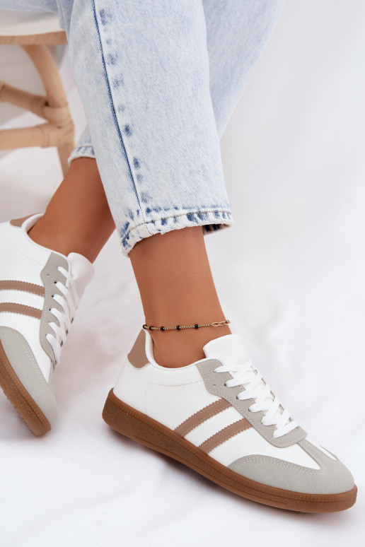 Tenisky model obuvi Dámske biely-béžová Seabell