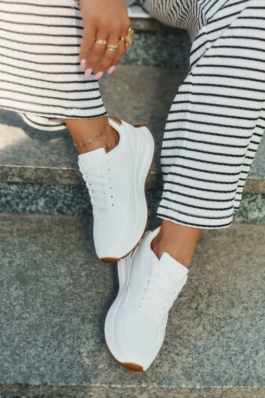 Jednoduché tenisky Dámske Big Star RR274629 HI-POLY SYSTEM biela farba