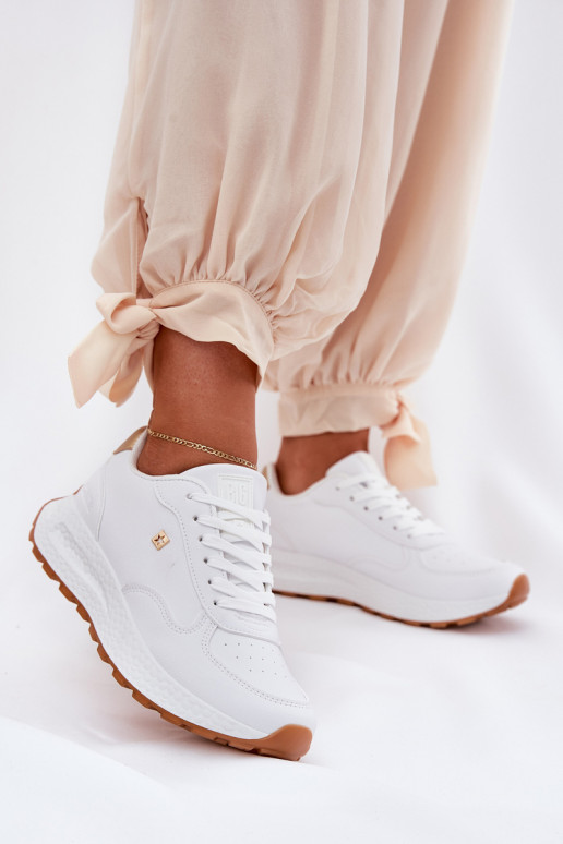 Jednoduché tenisky Dámske Big Star RR274629 HI-POLY SYSTEM biela farba