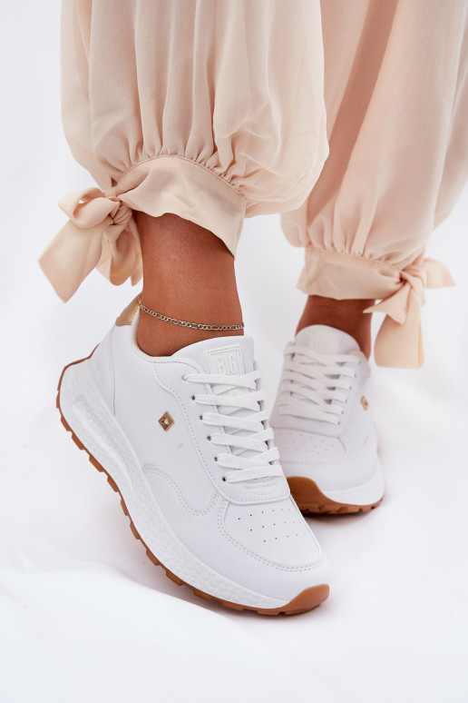 Jednoduché tenisky Dámske Big Star RR274629 HI-POLY SYSTEM biela farba