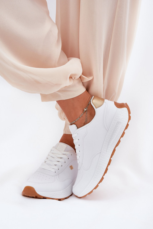 Jednoduché tenisky Dámske Big Star RR274629 HI-POLY SYSTEM biela farba