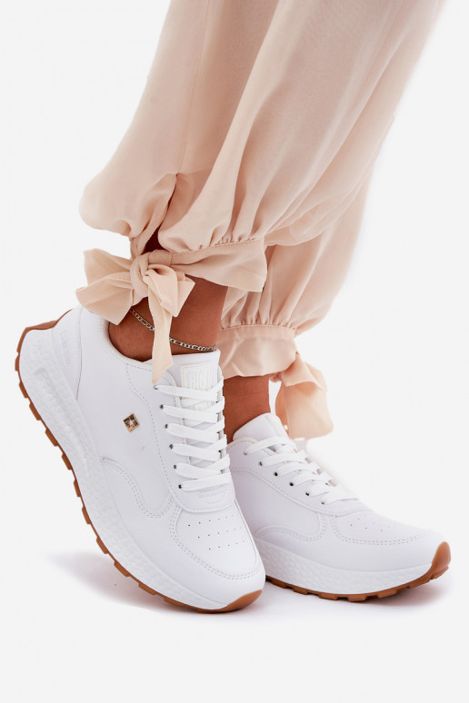 Jednoduché tenisky Dámske Big Star RR274629 HI-POLY SYSTEM biela farba