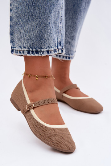 rovná sa BalerínkySieťovinago Máteriálu Hnedá farba Zelisa