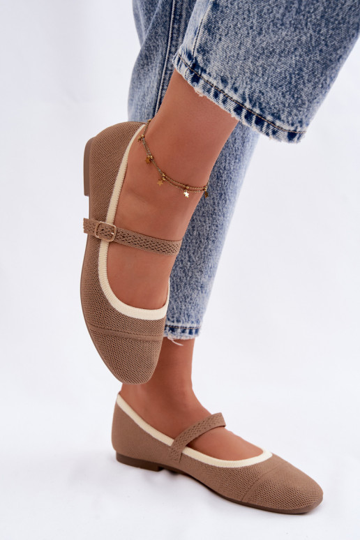 rovná sa BalerínkySieťovinago Máteriálu Hnedá farba Zelisa