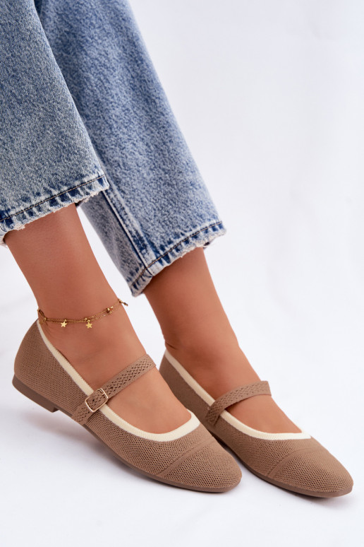 rovná sa BalerínkySieťovinago Máteriálu Hnedá farba Zelisa