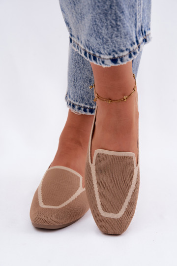 Textilné mokasíny rovná sa Hnedá farba Selisa 2