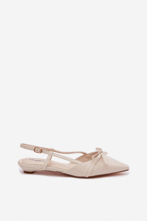 Dámske sandáleImitacji Skóry Zapnuté nízkom opätku slonovina Jelmera