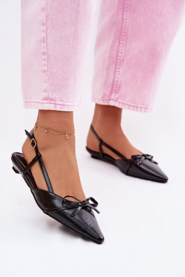 Dámske sandáleImitacji Skóry Zapnuté nízkom opätku čierna Jelmera