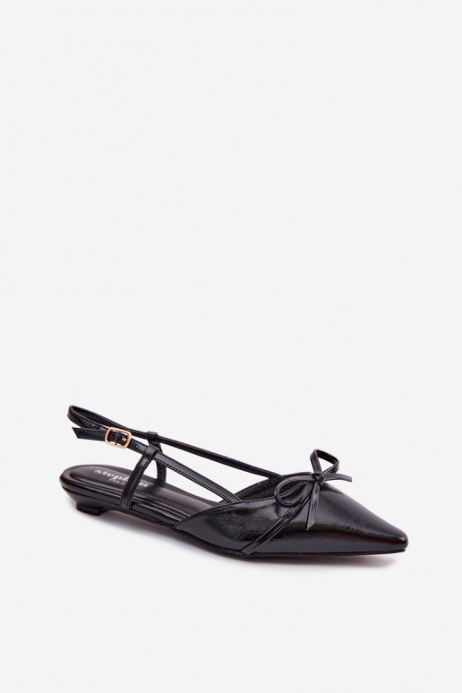 Dámske sandáleImitacji Skóry Zapnuté nízkom opätku čierna Jelmera