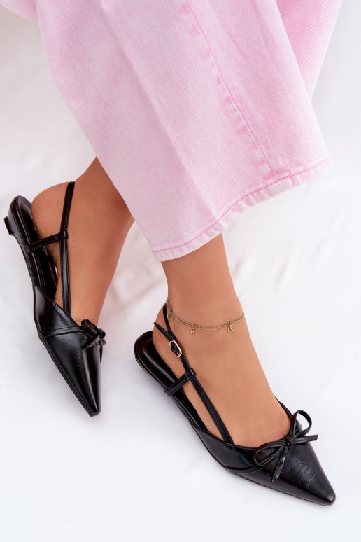 Dámske sandáleImitacji Skóry Zapnuté nízkom opätku čierna Jelmera