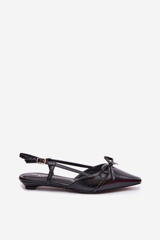 Dámske sandáleImitacji Skóry Zapnuté nízkom opätku čierna Jelmera