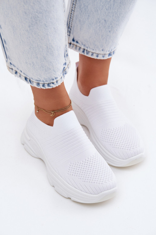 materiál Trvalý model tenisky Dámske biela farba Floraine