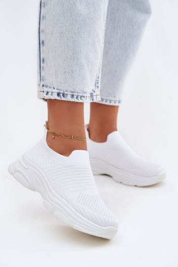 materiál Trvalý model tenisky Dámske biela farba Floraine 2