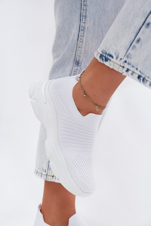 materiál Trvalý model tenisky Dámske biela farba Floraine