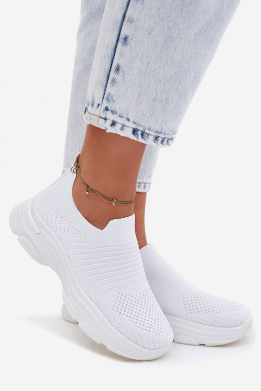 materiál Trvalý model tenisky Dámske biela farba Floraine