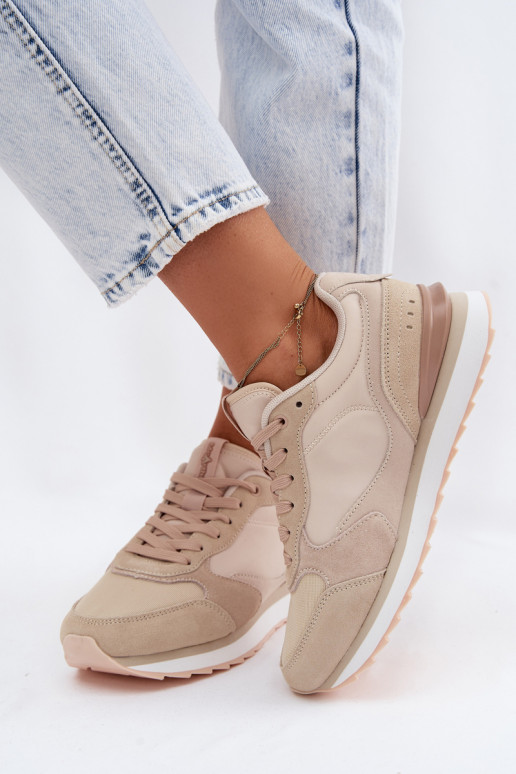 zo semišu Tenisky model obuvi Dámske McArthur MA2512IN béžová