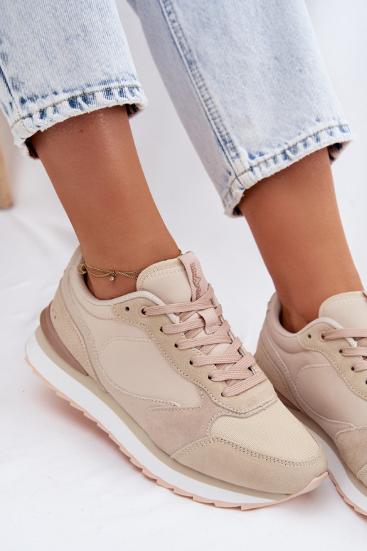 zo semišu Tenisky model obuvi Dámske McArthur MA2512IN béžová