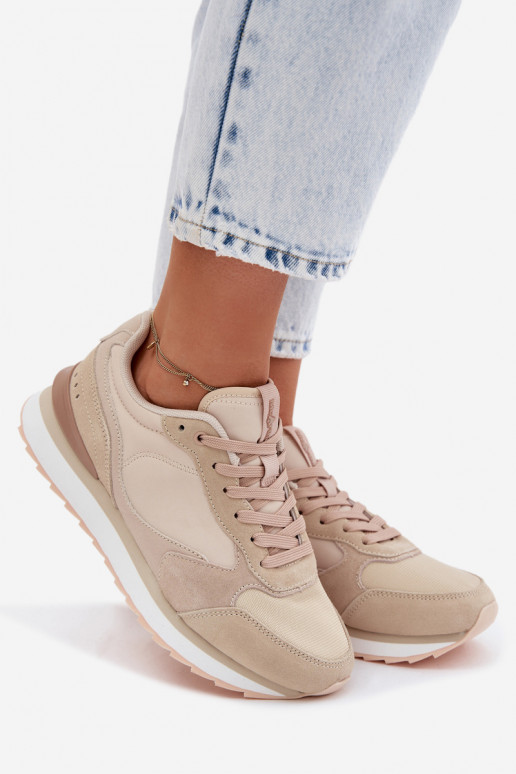 zo semišu Tenisky model obuvi Dámske McArthur MA2512IN béžová