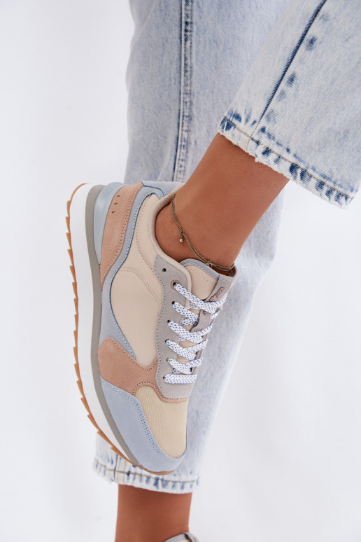 zo semišu Tenisky model obuvi Dámske McArthur MA2512IN Modrá