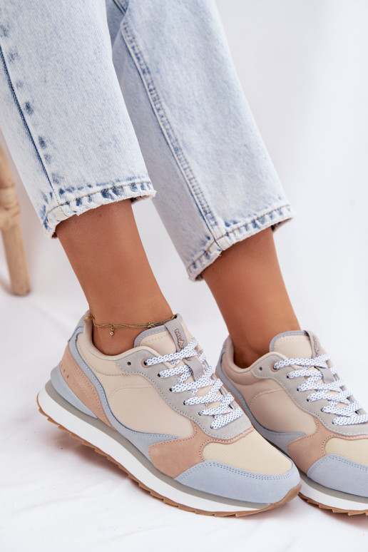 zo semišu Tenisky model obuvi Dámske McArthur MA2512IN Modrá