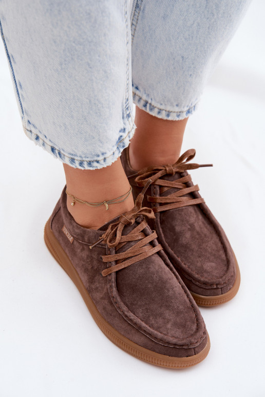 topánkyZapnutéturalnego zo semišuu Vinceza 95391 Hnedá farba