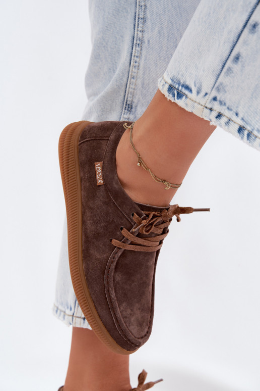 topánkyZapnutéturalnego zo semišuu Vinceza 95391 Hnedá farba