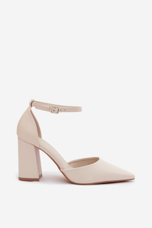 Topánky s podpätkamiImitacji Skóry slonovina Selvra