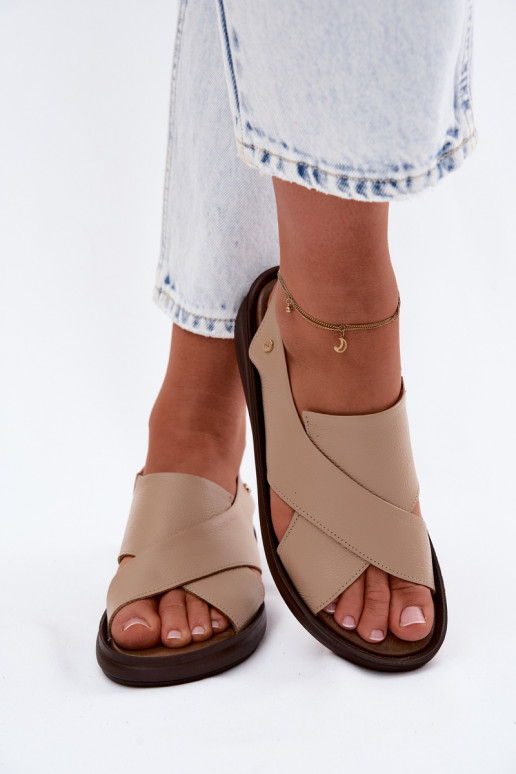 Zazoo 40392 Dámske sandále Dámske farba cappuccino