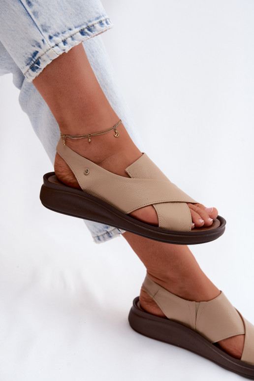 Zazoo 40392 Dámske sandále Dámske farba cappuccino