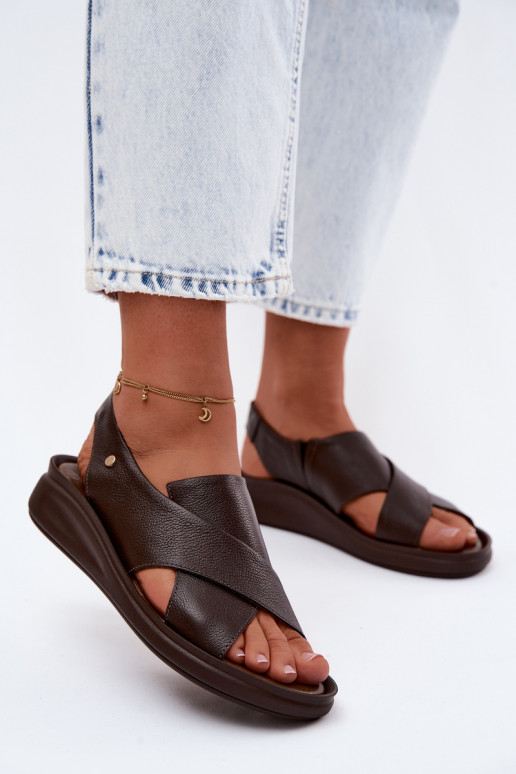 Zazoo 40392 Dámske sandále Dámske CzekoladoIne